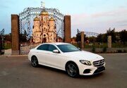 Mercedes 213 (Цвет: белый). Стоимость: 3 500 руб./час